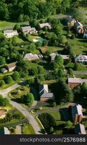 Aerial views of Montgomery county housing Develop., Maryland