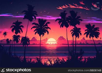 Aesthetic Anime Sunset Wallpapers