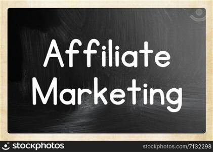 affiliate marketing concept