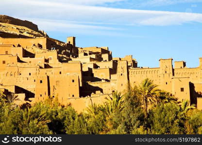 africa in morocco the old contruction and the historical village