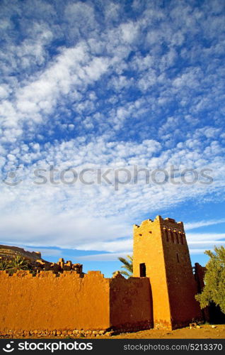 africa in morocco the old contruction and the historical village