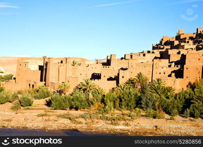 africa in morocco the old contruction and the historical village