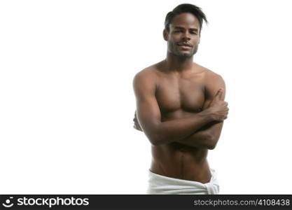 African american nude torso black sexy man at studio