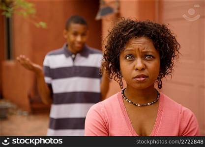 African-American single-parent family