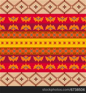 African pattern full of color