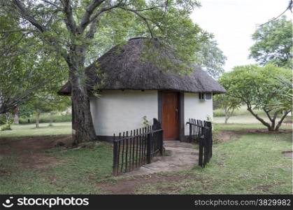 african rondavel as holiday home in a lodge south africa