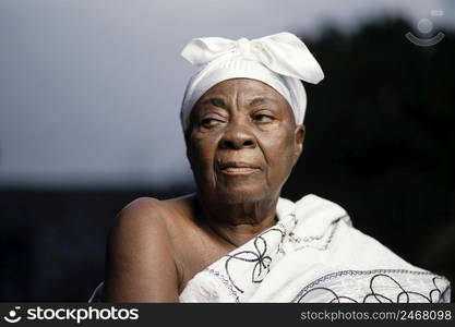 african senior woman portrait 10