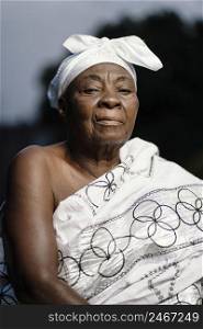 african senior woman portrait 6