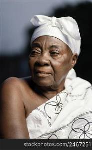 african senior woman portrait 9