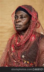 african senior woman with traditional clothes 5