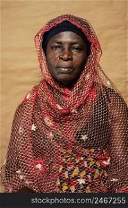 african senior woman with traditional clothes 7