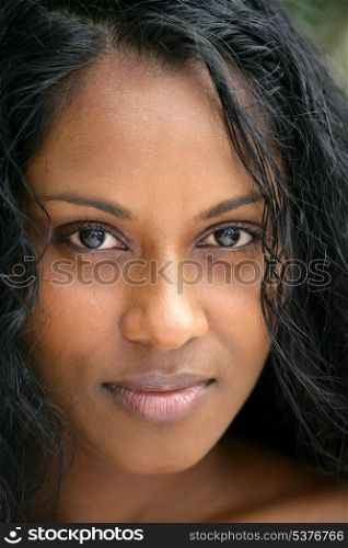 African woman head-shot