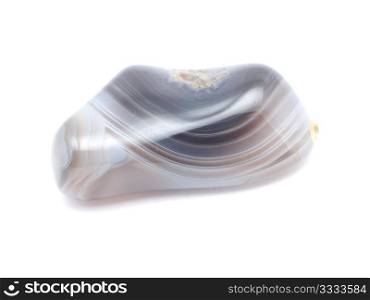agate on a white background