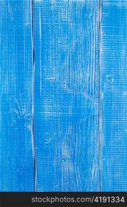 aged blue painted grunge wood texture background