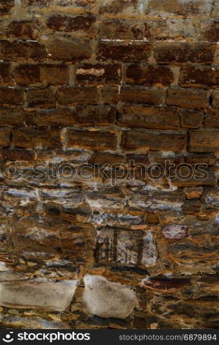 Aged brick wall texture or background. Large resolution