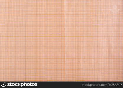 Aged old grunge grid millimeter paper background. Close up of orange sepia graph paper texture. Background for draw idea and all art work design.. Aged old grunge grid millimeter paper background. Close up of orange sepia graph paper texture.