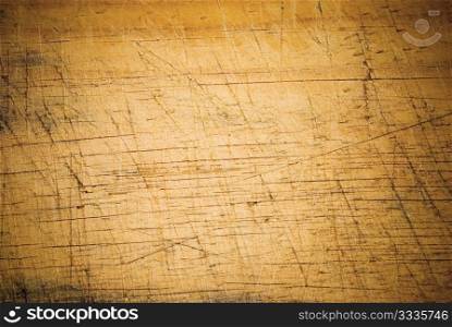Aged wooden background with retro cut line in it