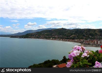 Agropoli, pearl of the Cilento, seen from the seafront
