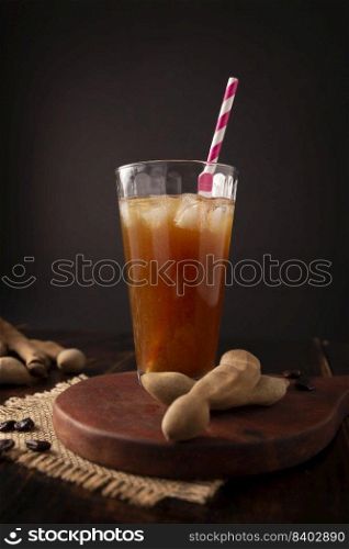 Agua de Tamarindo, is one of the traditional  Aguas Frescas  in Mexico. Infused drink made with tamarind to which beneficial health properties are attributed.