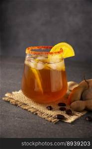 Agua de Tamarindo, is one of the traditional "Aguas Frescas" in Mexico. Infused drink made with tamarind to which beneficial health properties are attributed.