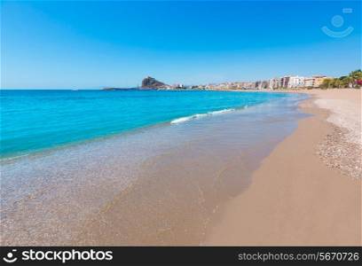 Aguilas beach Murcia Levante bay at Mediterranean sea of Spain