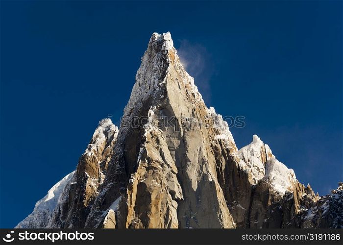 Aiguilles du Alpes from the Mer de Glace, Chamonix, Savoie, Rhone-Alpes, France