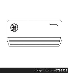 Air Conditioner icon illustration design