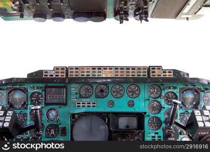 Airplane Cockpit Tu-144.