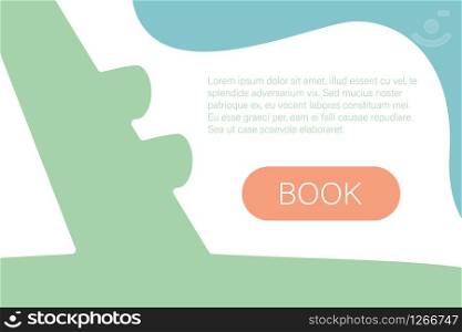 Airplane travel, tourism, transport concept. White isolated background.