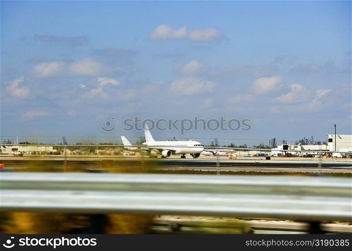 Airplanes at the airport, Miami, Florida, USA