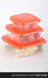 Airtight plastic boxes