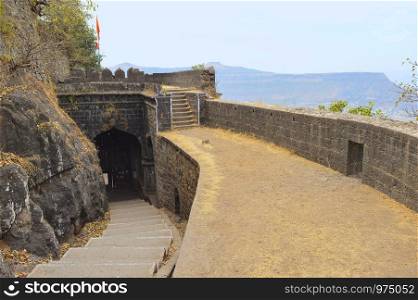 Ajinkyatra Fort is in Satara, Maharashtra. The fort is located at Ajinkyatara Mountain, which is 3,300 feet high. As the fort is in the higher altitude, visitors can enjoy a magnificent view of the entire Satara city. There are number of water tanks inside the fort for storing water. So, there is no scarcity of water even as the fort is in the higher place