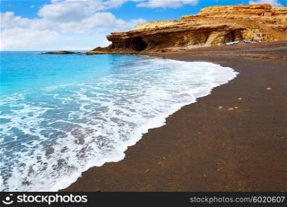 Ajuy beach Fuerteventura at Canary Islands of Spain
