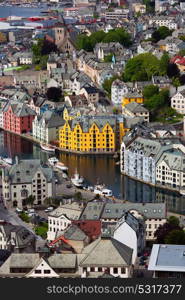 Aksla at the city of Alesund , Norway