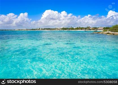 Akumal bay Caribbean beach in Riviera Maya of Mayan Mexico