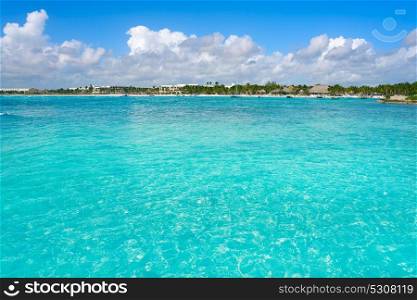 Akumal bay Caribbean beach in Riviera Maya of Mayan Mexico