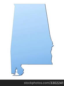 Alabama(USA) map