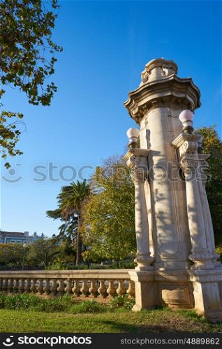 Alameda Albereda column in Valencia of Spain