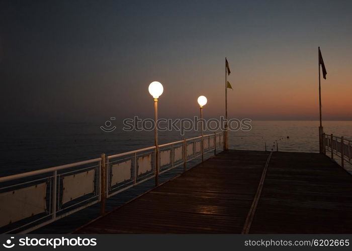 Alanya city, view from the beach, one of the famous destinations in Turkey