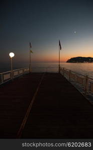 Alanya city, view from the beach, one of the famous destinations in Turkey