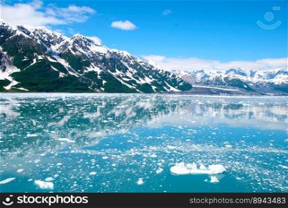 alaska glacier ice cream mountains