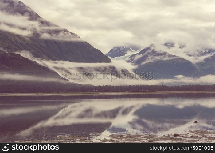 Alaska. Landscapes of Alaska, United States