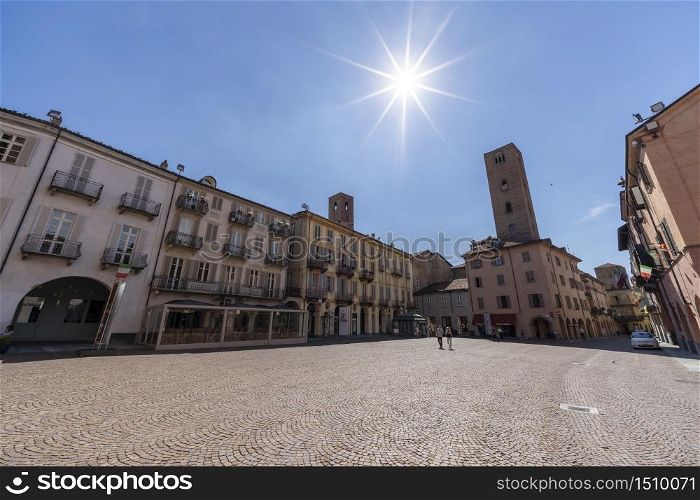 Alba (Cuneo, Piedmont, Italy), the cathedral square