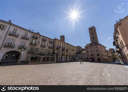 Alba (Cuneo, Piedmont, Italy), the cathedral square