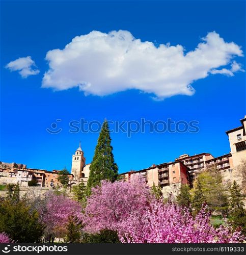 Albarracin medieval town in spring at Teruel Spain