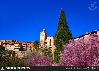 Albarracin medieval town in spring at Teruel Spain