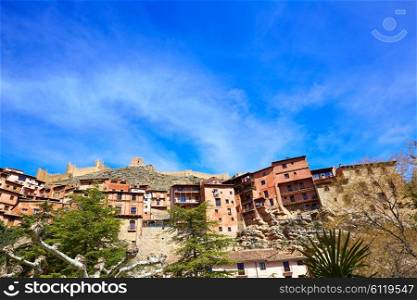 Albarracin medieval town in Teruel world heritage at Spain