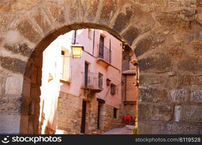 Albarracin medieval town village at Teruel Spain