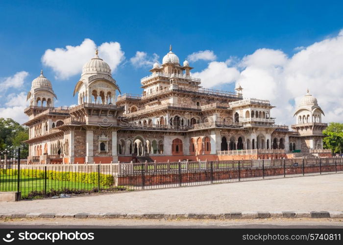 Albert Hall (Central Museum), Jaipur. It is located in Ram Niwas Garden in Jaipur