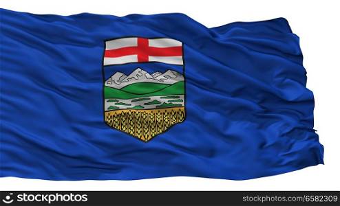 Alberta City Flag, Country Canada, Isolated On White Background. Alberta City Flag, Canada, Isolated On White Background
